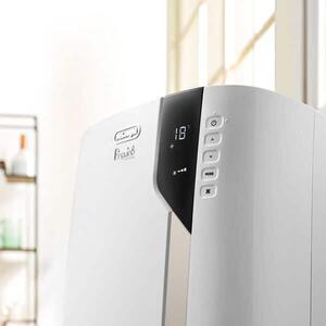 De Longhi Condizionatore Portatile 8900 Btu/h Climatizzatore Classe A+ Funzione Deumidificatore - Pinguino Extreme PAC EX93