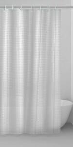 GEDY Tenda da doccia Materiale PEVA 180x200 cm con Decoro 3D colore Bianco - TVI 1357 1830 G-Ice