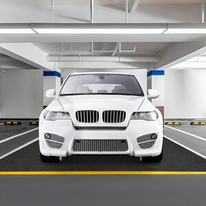 Costway Tappetino per pavimento garage 800 x 220 CM, Tappeto per pavimento riutilizzabile e lavabile Grigio