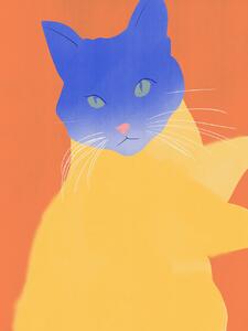 Illustrazione Blue Fur, Little Dean, (30 x 40 cm)