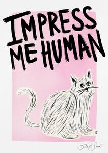 Illustrazione Cat Owner - Impress Me Human, Baroo Bloom, (30 x 40 cm)