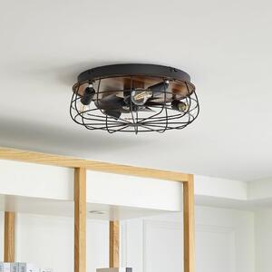 Ventilatore da soffitto Starluna con luce Corlys, silenzioso, legno