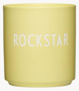 Tazza con scritta Favourite Rockstar