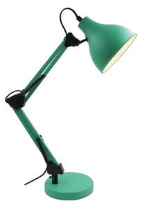 Lampada da scrivania pop Ennis verde, in ferro, INSPIRE