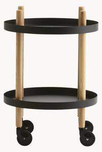 Tavolino rotondo con ruote Block