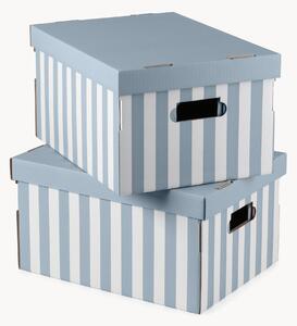 Set di 2 scatole portaoggetti in cartone Shirt