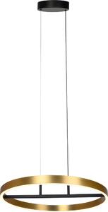 Rabalux 72221 Lampade a sospensione Thric LED 42 in metallo e silicone, nero/oro