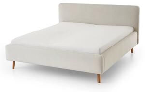 Letto singolo imbottito color crema rete non inclusa 120x200 cm Mattis – Meise Möbel