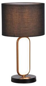 Rabalux 74044 Lampade da tavolo Domiro LED 8+ E27 1X MAX 60 metallo tessile oro