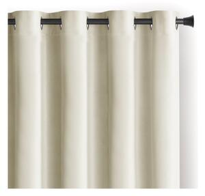Tenda parzialmente oscurante color crema in velluto 140x245 cm – Restilo