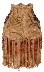 Paralume olandese a molletta (15 cm) – Paralume in tessuto rosa barocco, ideale per lampadari e applique, piccola lampada, elegante decorazione vintage per la casa