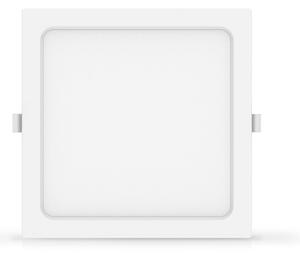 Faretto Led slim da incasso 20W Quadrato Cornice bianca Apertura 100 gradi Bianco caldo 3000K Aigostar