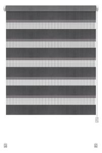 Tenda a pacchetto giorno/notte grigio scuro 42,5x150 cm Zebra – Gardinia