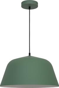Lampadario Scandinavo Bells grigio verde in metallo, D. 40 cm, INSPIRE