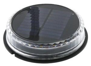 Faretto segnapassi Led 3W Nero con pannello solare IP66 Bianco caldo 3000K con sensore crepuscolare LEDme