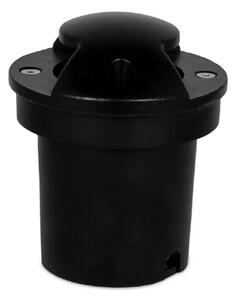 Segnapasso calpestabile Led 5W da incasso Rotondo Doppia emissione Nero IP65 Bianco freddo 6000K Wisdom