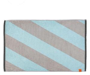 Tappetino da bagno in cotone organico color menta 50x80 cm Diagonal - Mette Ditmer Denmark