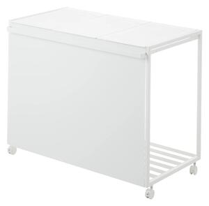 Bidone bianco in metallo per rifiuti differenziati Tower - YAMAZAKI