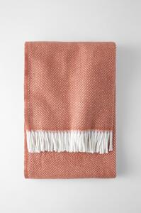 Plaid in terracotta con cotone , 140 x 180 cm Skyline - Euromant