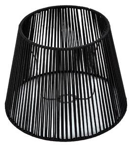 Paralume da esterno con corda nera IP54 40/28/30 - Jayla
