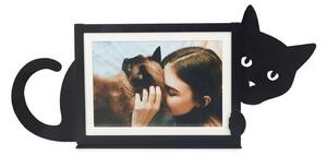 Cornice verticale in metallo nero 36x16 cm Hidden Cat - Balvi
