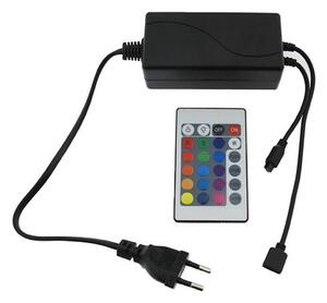 Alimentatore striscia Led 12V 60W 5A Plug & Play RGB con telecomando IP20 Trasformatore uso interno M LEDME