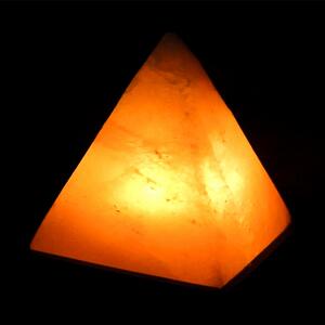 Lampada di Sale Himalayano Rosa naturale a forma di Piramide 4-6Kg LedLedITALIA