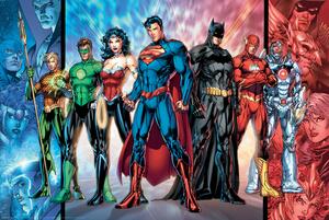 Posters, Stampe Justice League - United, (91.5 x 61 cm)