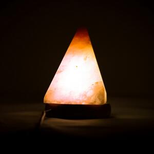 Lampada di Sale Himalayano USB Rosa naturale a forma di Piramide 600gr LedLedITALIA