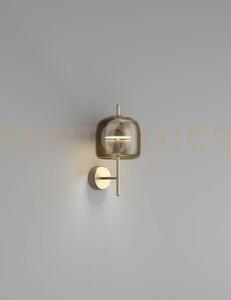 Jube applique a parete s terra bruciata trasparente oro satinato 2 