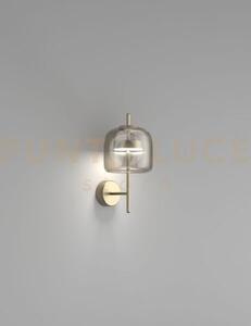 Jube applique a parete s fume' trasparente oro satinato 2 l2214 1 