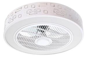 Lampadario Ventilatore da soffitto Smart Plus Sticks 36W Wi-Fi illuminazione Led regolabile con telecomando M LEDME