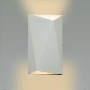 Applique design Lugo LED bianco, in metallo, D. 11.66 cm 19.6x11.66 cm, 2 luci INSPIRE