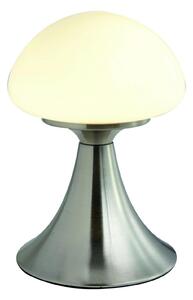 Lampada da tavolo LED Kinoko touch nichel bianco caldo dimmerabile