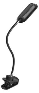 Immax 08998L - Lampada da tavolo dimmerabile LED+CCT con clip CLIP 7,5W/230V nera
