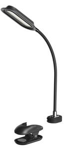 Immax 08998L - Lampada da tavolo dimmerabile LED+CCT con clip CLIP 7,5W/230V nera