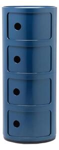 CONTENITORE 4 ELEMENTI 04985/15 KARTELL BLUE