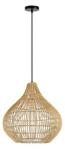 Immax 08257L - Lampadario a sospensione con filo PELO 1xE27/40W/230V diametro 40 cm rattan