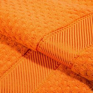 Asciugamano con Ospite in Cotone Sirena Arancio Caleffi