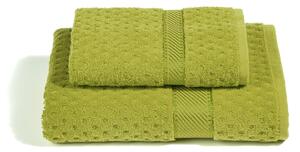 Asciugamano con Ospite in Cotone Sirena Verde Caleffi
