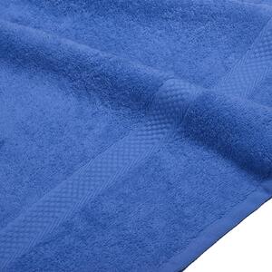 Asciugamano con Ospite in Cotone Minorca Blu Caleffi