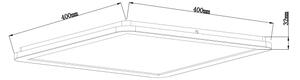 Globo 41563-24B - Plafoniera LED da bagno SAPANA LED/24W/230V IP44 nero