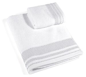 Asciugamano con Ospite in Cotone Gim Bianco Caleffi