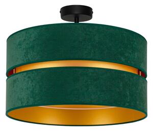 Duolla - Lampadario a plafone DUO 1xE27/15W/230V diametro 40 cm verde/oro