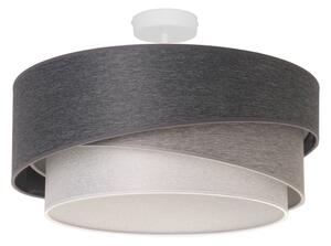 Duolla - Lampadario a plafone KOBO 1xE27/15W/230V diametro 45 cm grigio/bianco