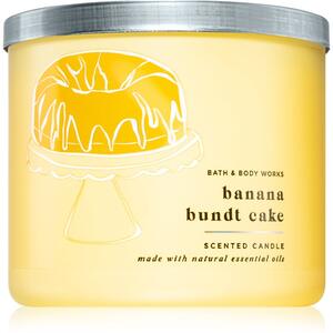 Bath & Body Works Banana Bundt Cake candela profumata 411 g