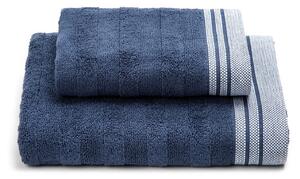 Asciugamano con Ospite in Cotone Cotton Blu Caleffi