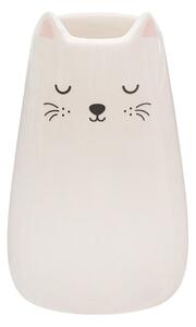 Vaso in dolomia crema (altezza 10,5 cm) Cat - Sass & Belle