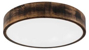 Brilagi - Plafoniera LED CARVALHO SMOKEY LED/36W/230V, finitura in rovere, diam. 47,5 cm