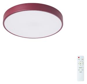 Brilagi-LED dimmerabile plafoniera POOL LED/36W/230V 3000-6000K 30 cm bordeaux+telecomando